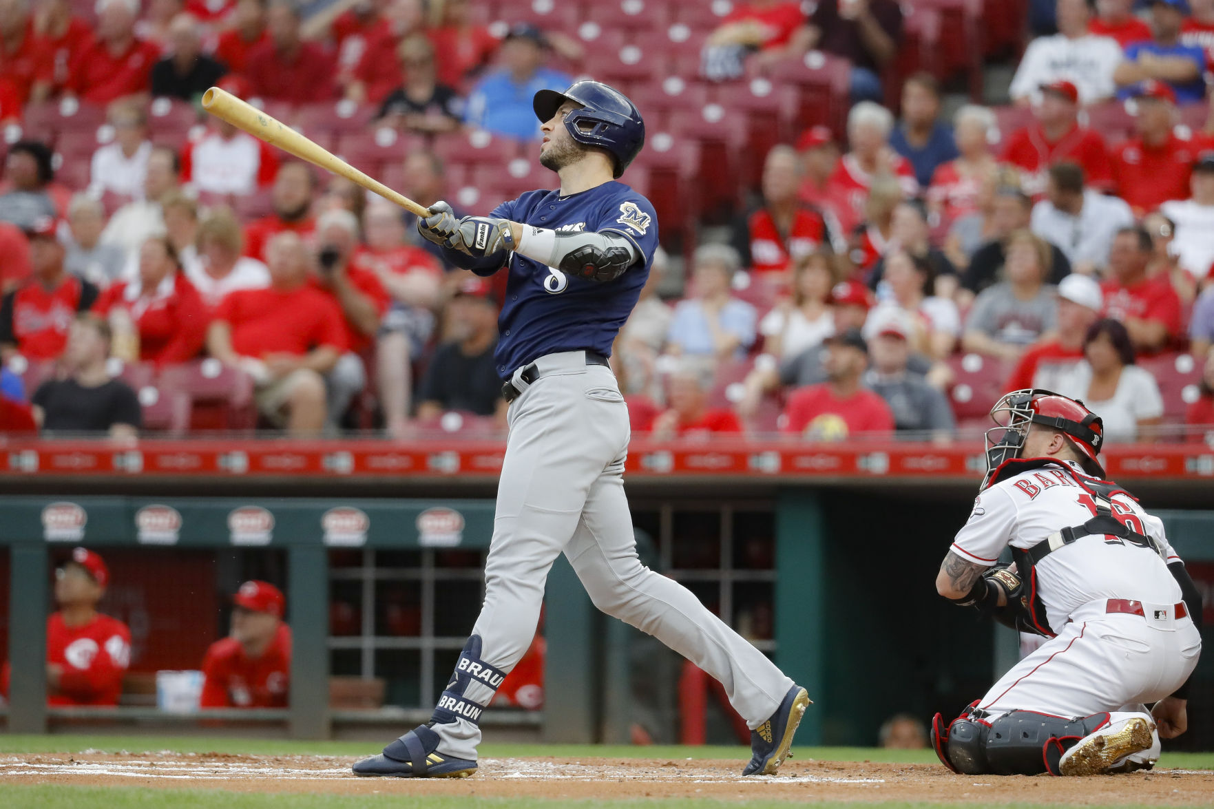 Brewers Reds Baseball